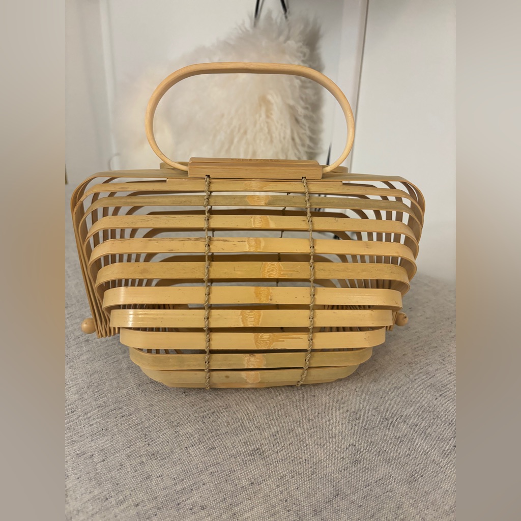 Cult Gaia Seashell Bag, 100% Bamboo
